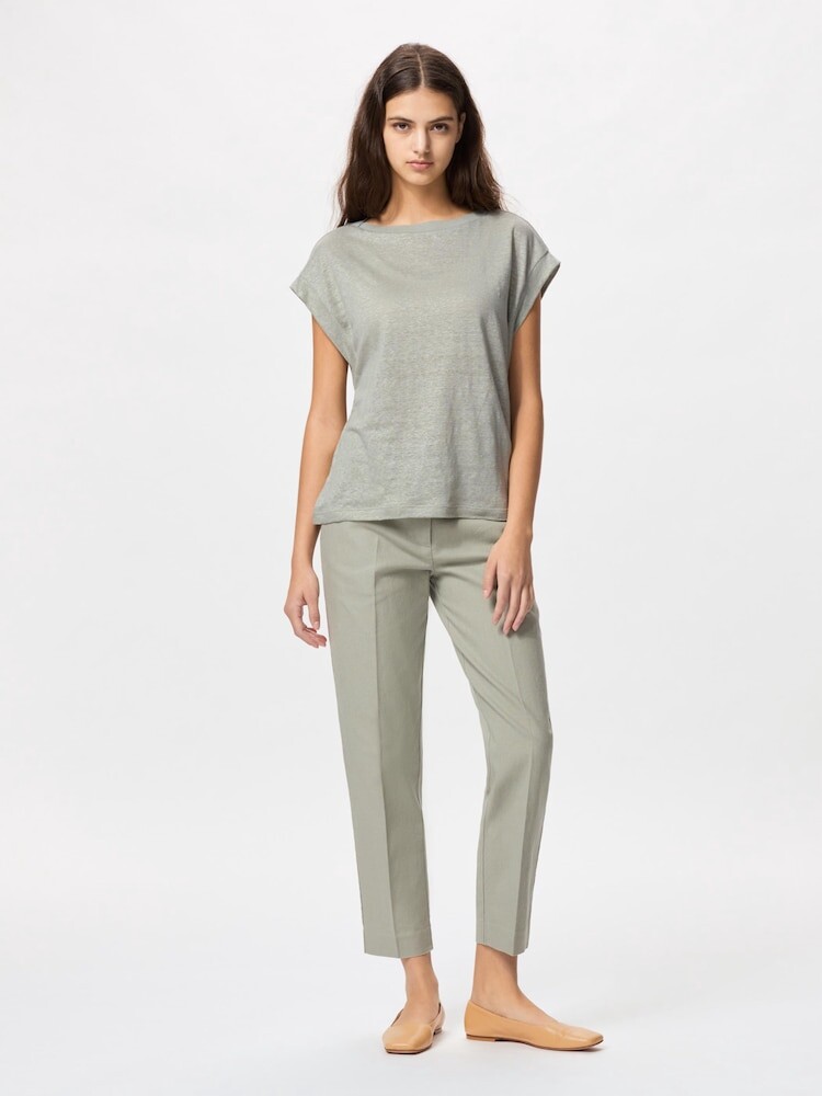 Льняная футболка Uniqlo с французскими рукавами — фото 2