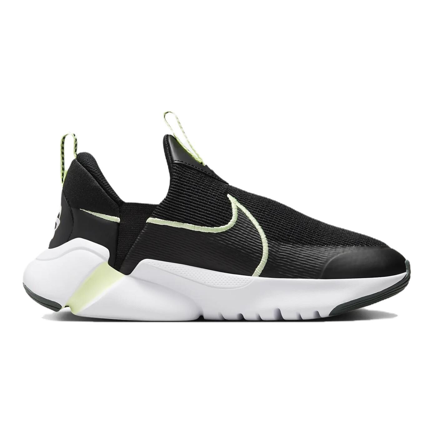 Кроссовки Flex Plus 2 Kids GS Low-top Black/green Nike, черный/зеленый — фото 2
