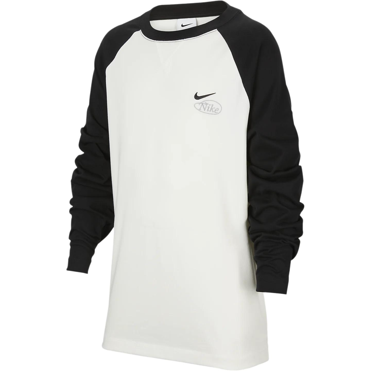 Футболка Dri Fit Canvas White/Black Nike — фото 2