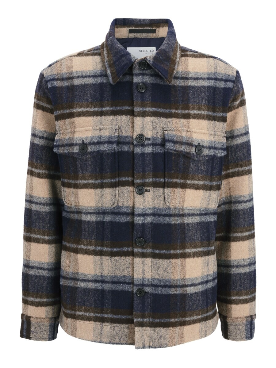 

Лонгслив SELECTED HOMME Shirt SLHArchive, ночной синий