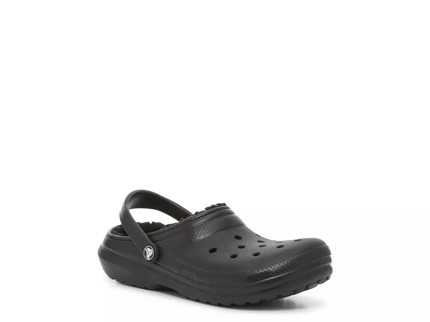 

Классические стеганые сабо - детские Crocs, Black