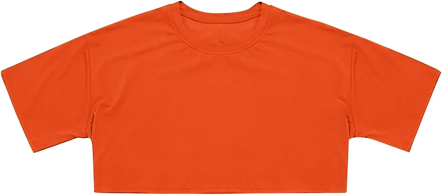 Детская футболка для тренировок Active Tshirts, Generic, Orange — фото 3
