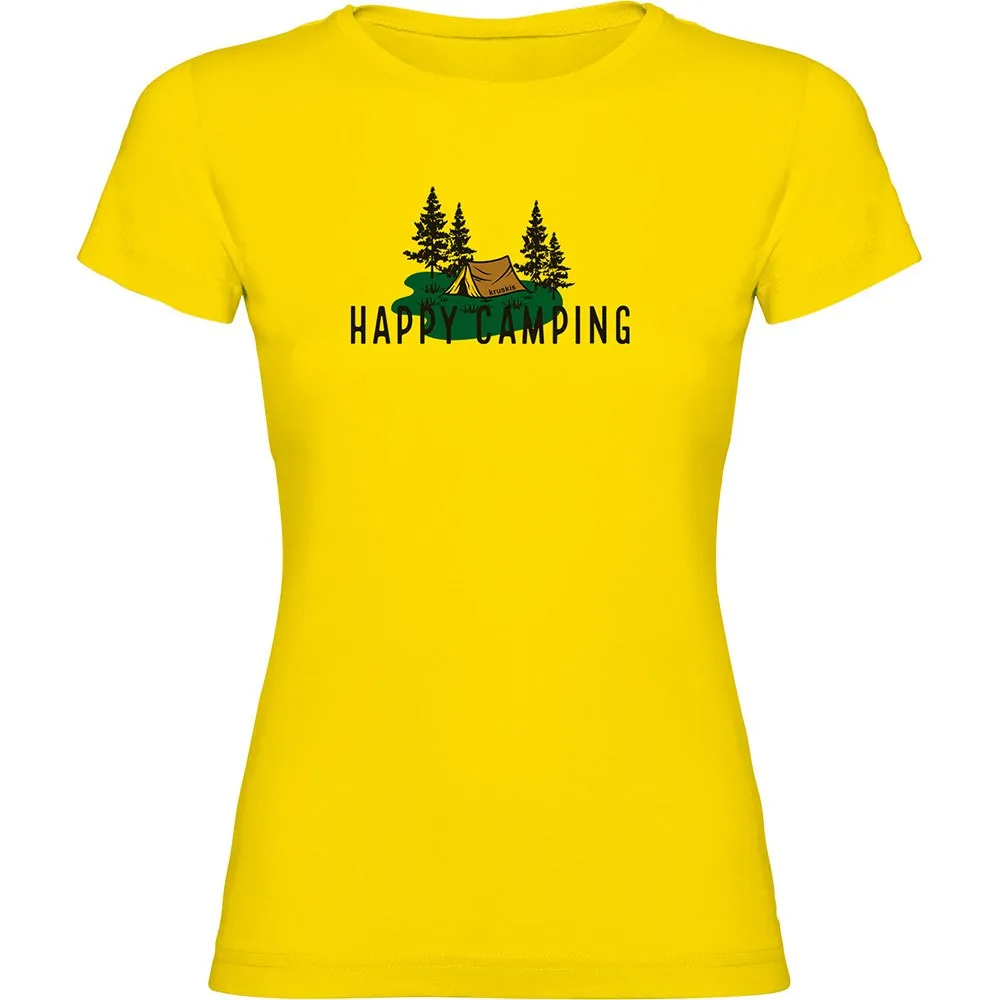 

Футболка Kruskis Happy Camping, желтый