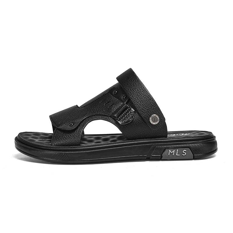 

Mulinsen Пляжные сандалии мужские, черно-коричневые