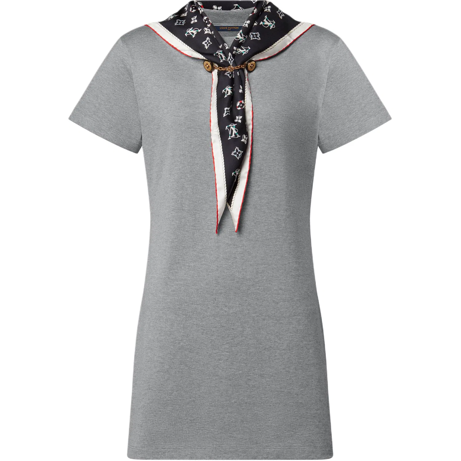 Платье женское с коротким рукавом Nautical SS26 LOUIS VUITTON, Gray