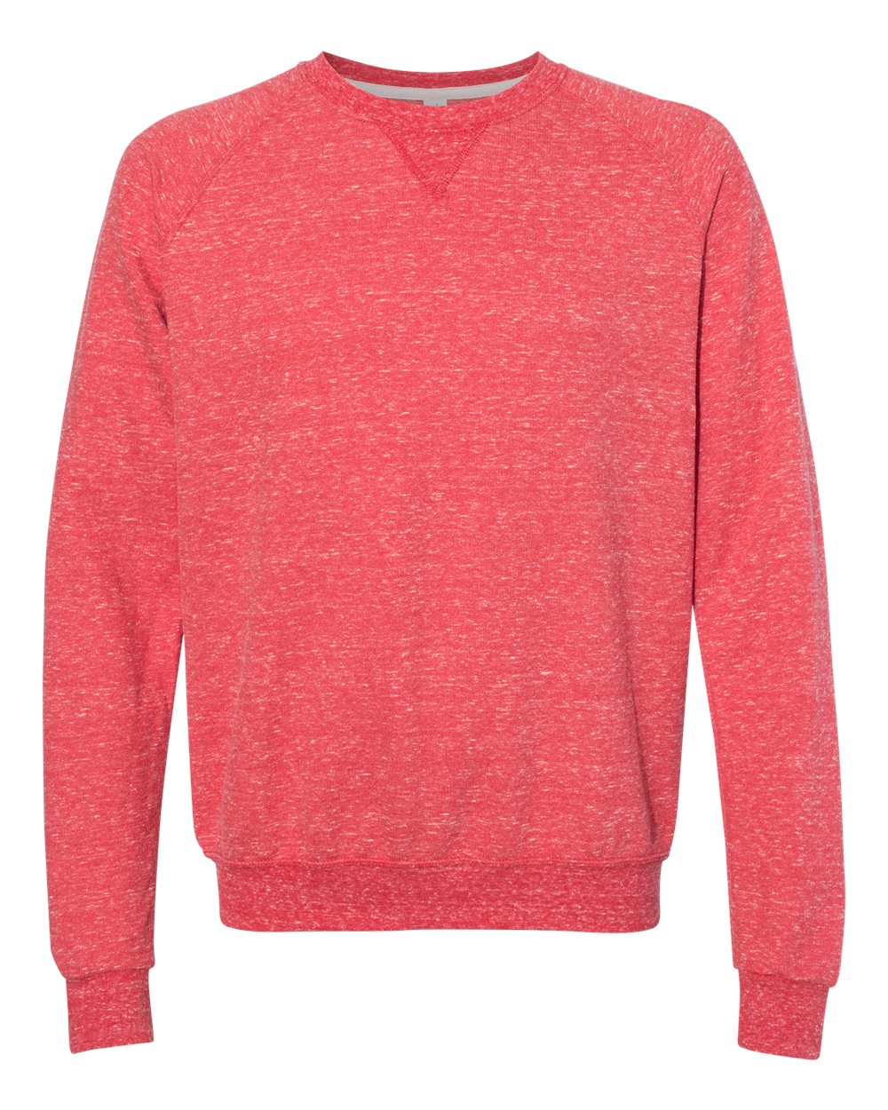 

Мужская толстовка Snow Heather French Terry с круглым вырезом JERZEES, красный