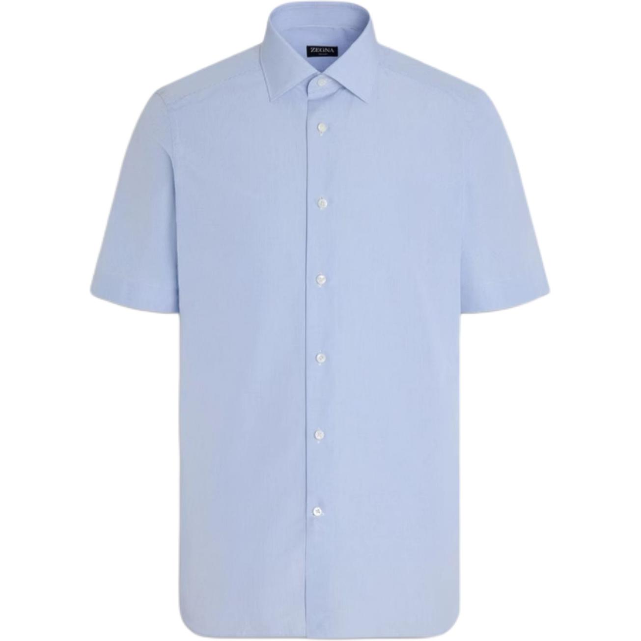 

Ermenegildo Zegna Рубашка Zegna SS25 мужская светло-голубая