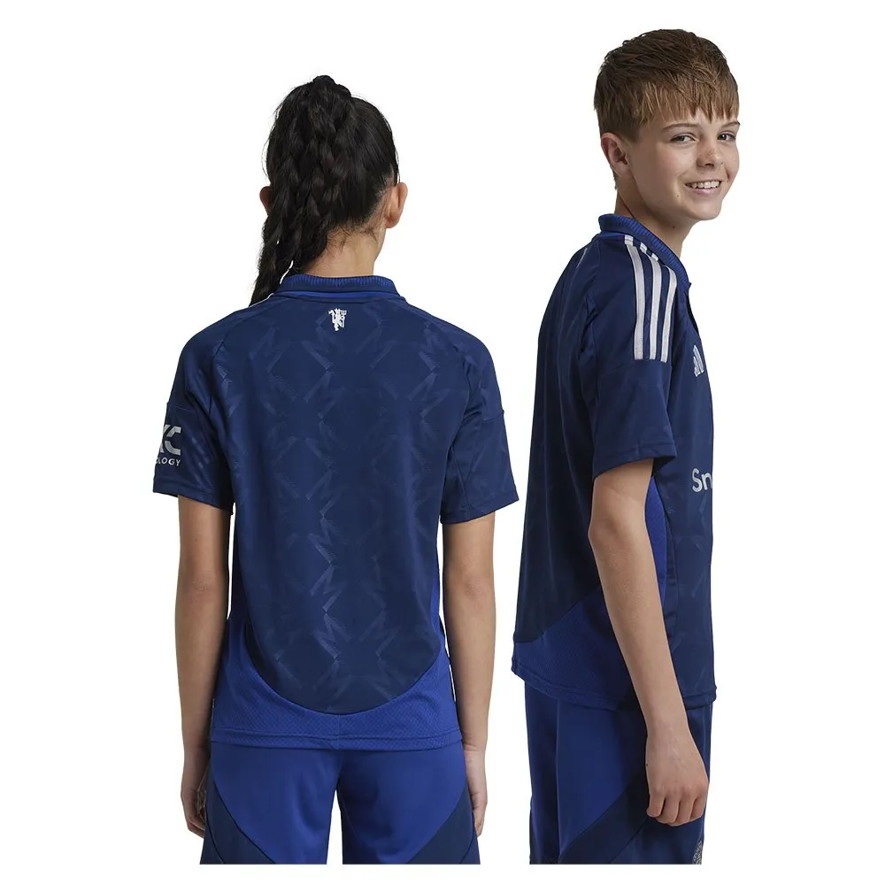 Футболка с коротким рукавом adidas Manchester United 24/25 Away junior, синий — фото 2