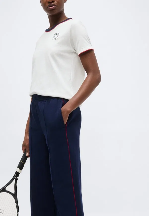 Спортивные штаны Lacoste Sport, Navy Blue, эластичный пояс — фото 4