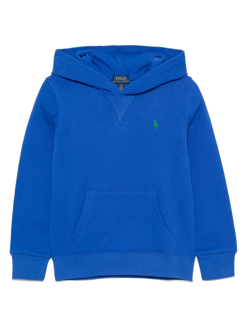 Худи с текстурой джерси Polo Ralph Lauren Kids, синий