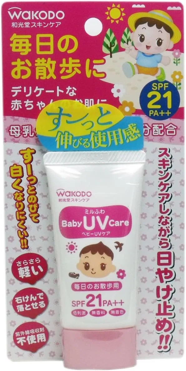 Солнцезащитный крем для детей Wakodo SPF21 PA++ 30 г