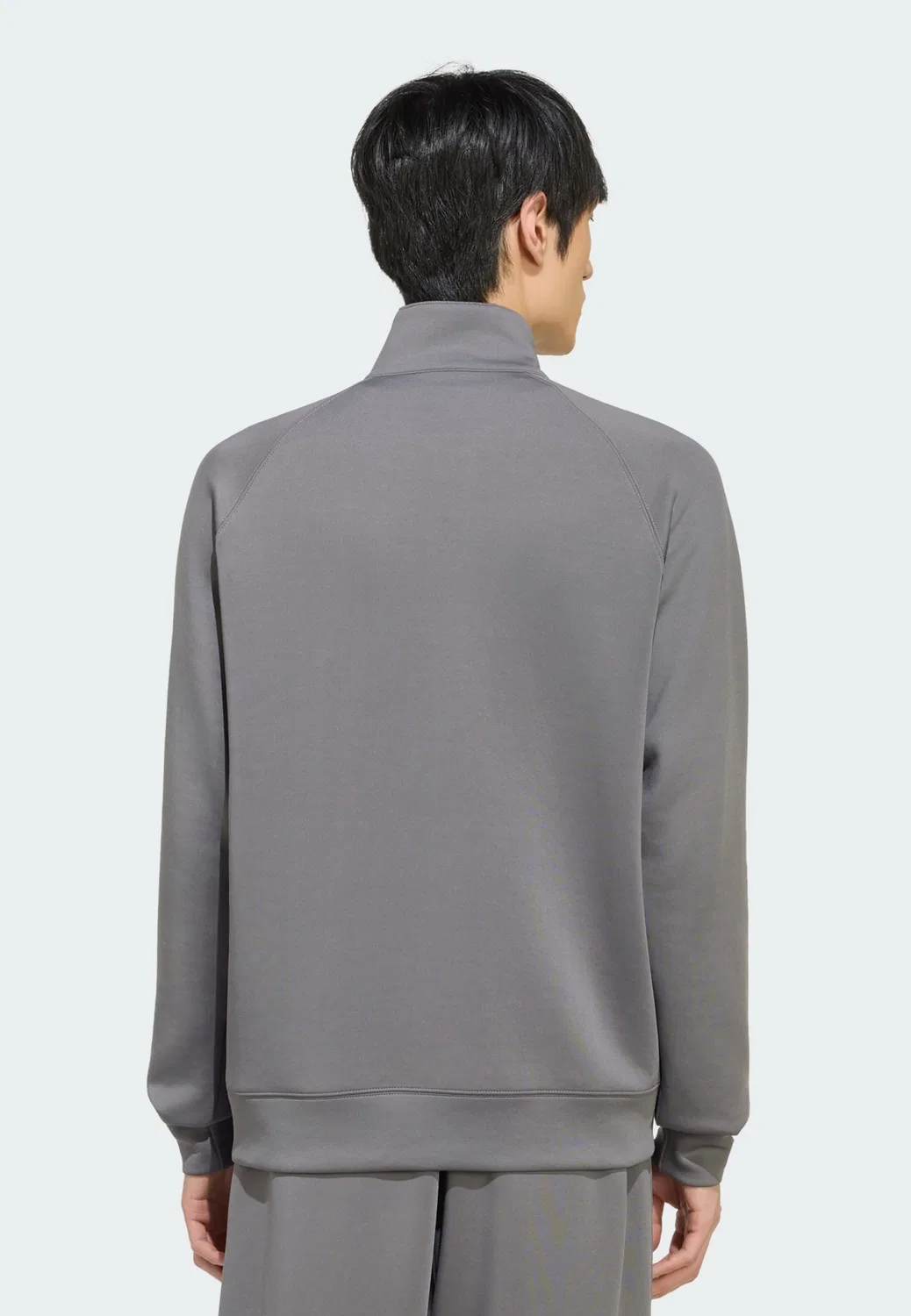 Толстовка на молнии Adidas Originals Trefoil Essentials серого цвета — фото 3