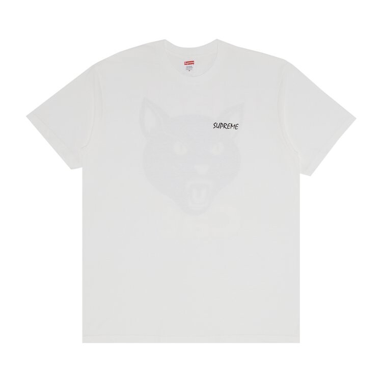 

Футболка Supreme Black Cat Tee, белый