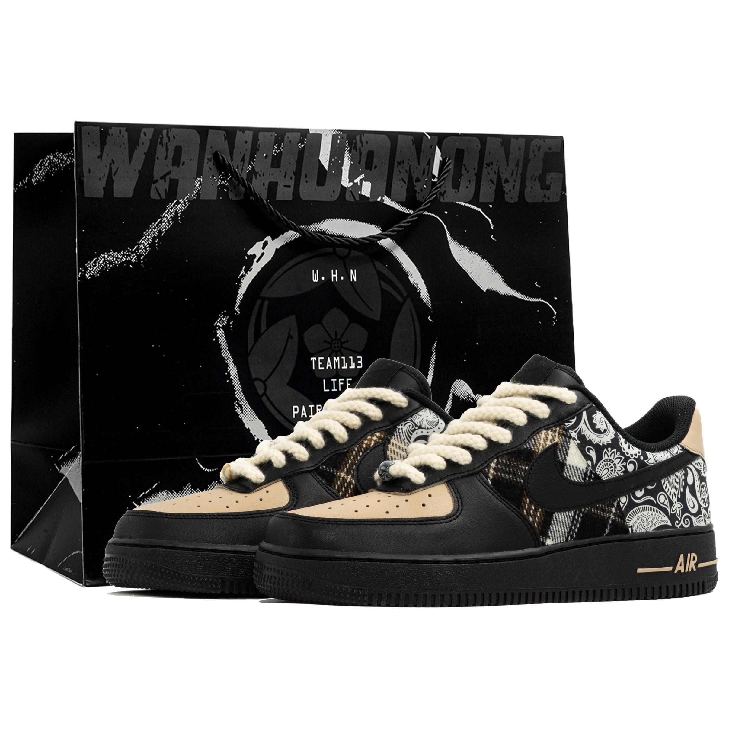 

Nike Скейтбордные кроссовки Air Force 1, унисекс, низкие, коричневый