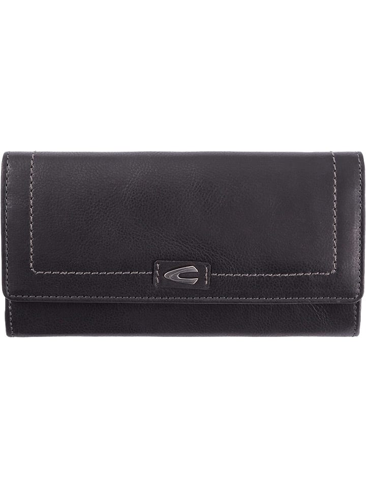 

Camel Active Кожаный кошелек черного цвета - (Ш)19 x (В)10 x (Г)3 см