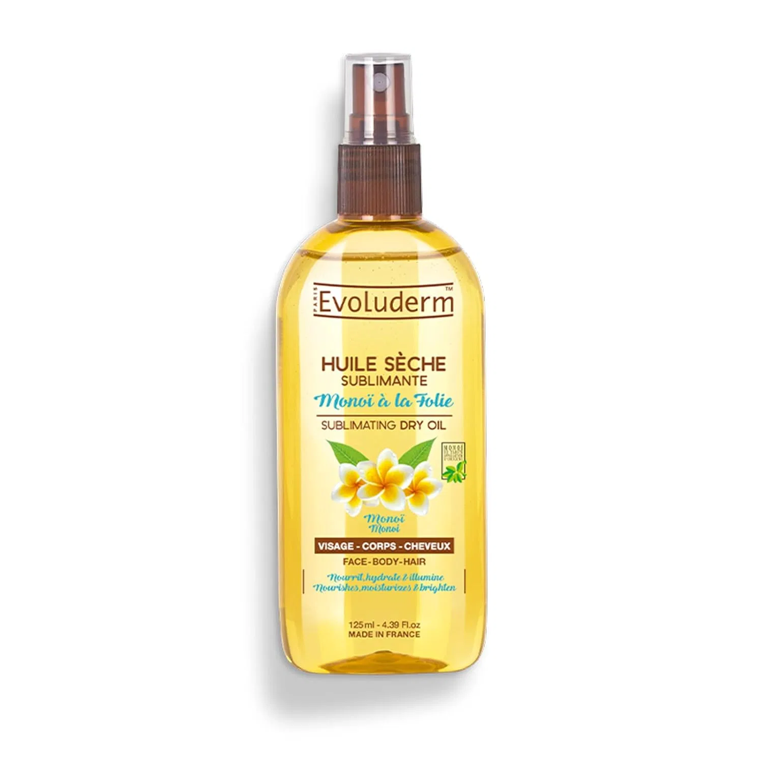 Сухое масло «Monoï Sublimated» от Evoluderm Evoluderm