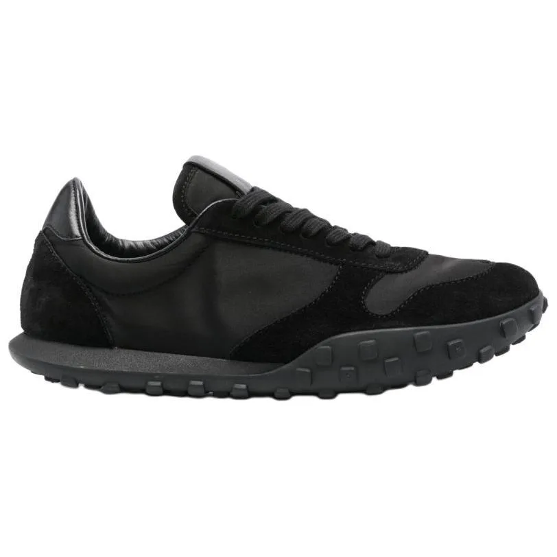 JIL SANDER Мужские черные кроссовки low top — фото 3