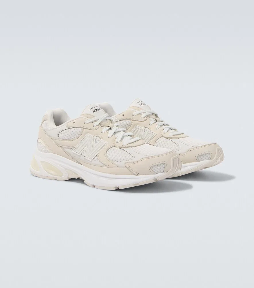 Кроссовки New Balance 2010 с кожаной отделкой Comme des Garçons Homme, белый