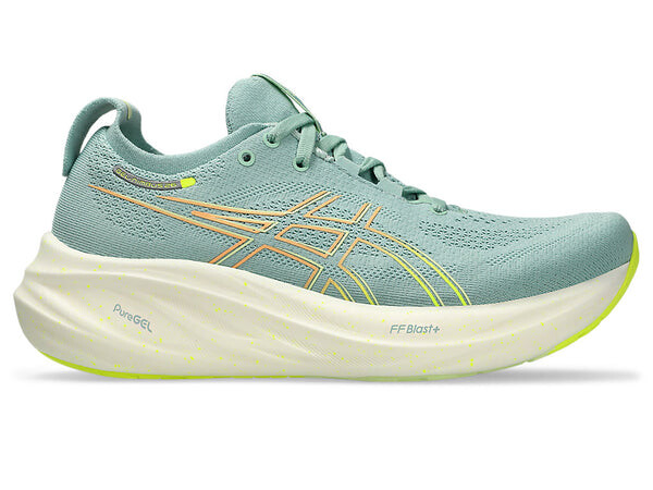 Кроссовки гелевые нимбус 26 кроссовки Asics, зеленый — фото 2