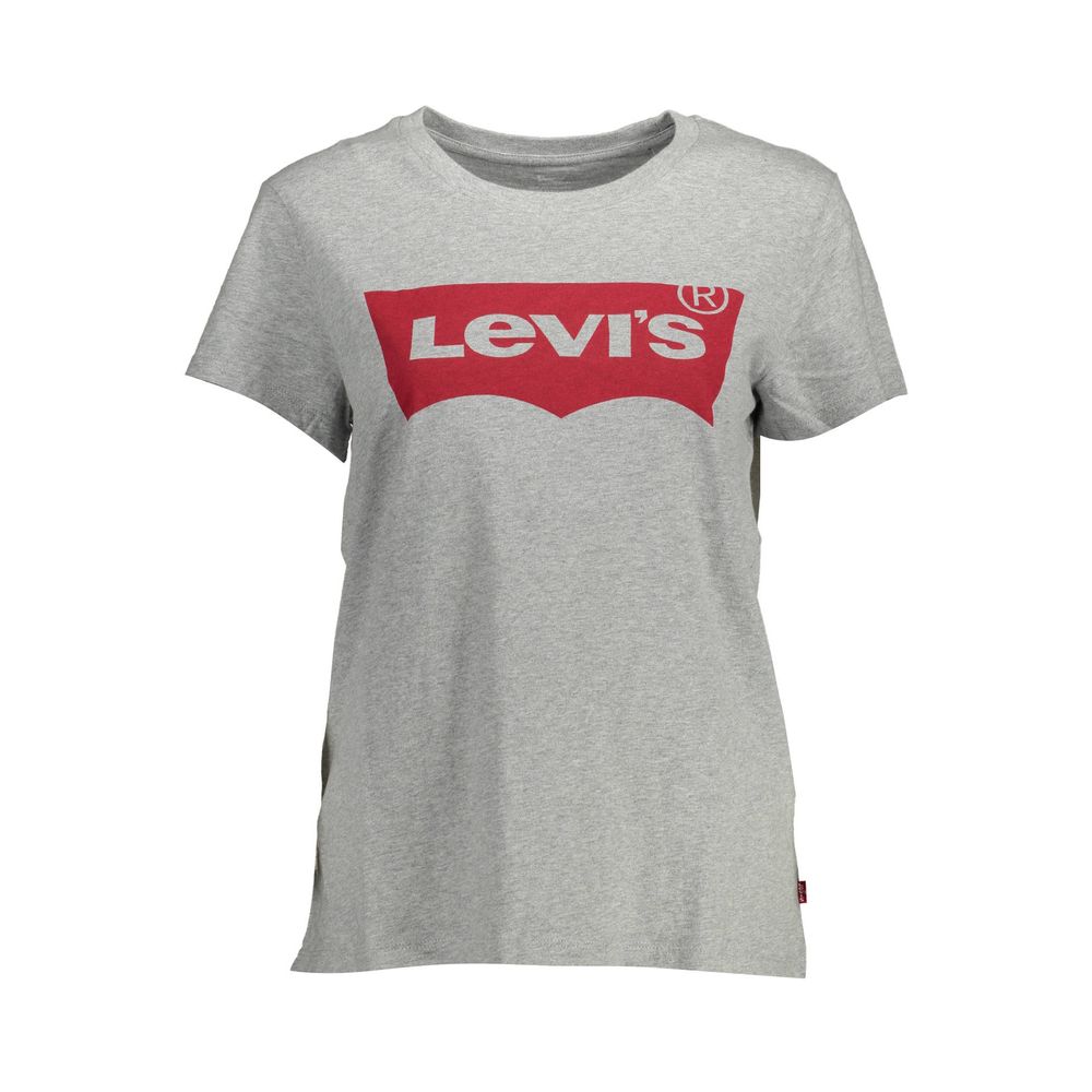 

Серая хлопковая женская футболка Levi´s