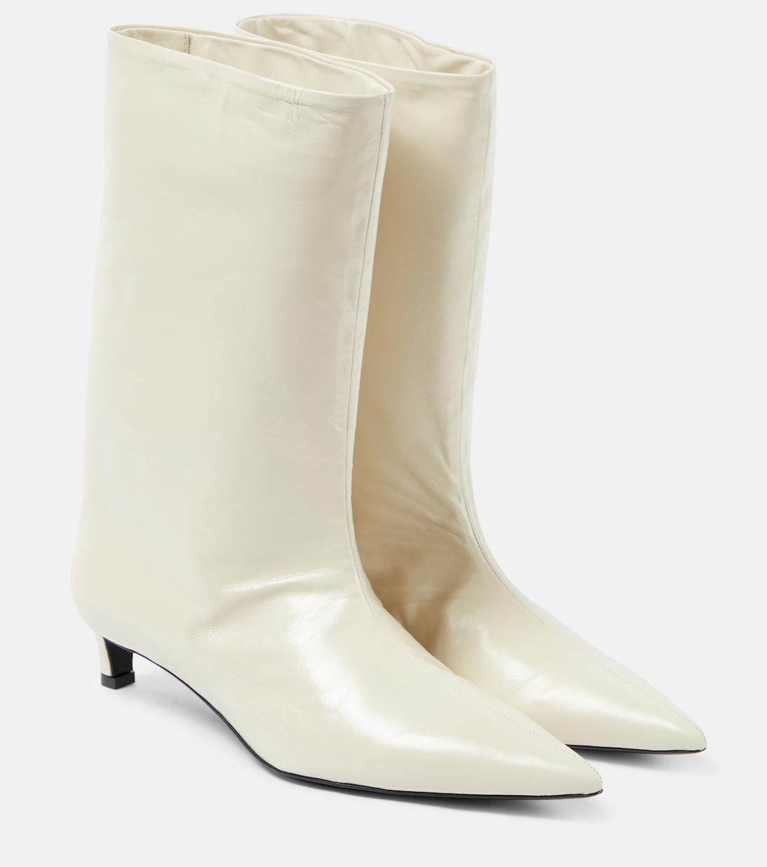 Кожаные сапоги Jil Sander, Toile