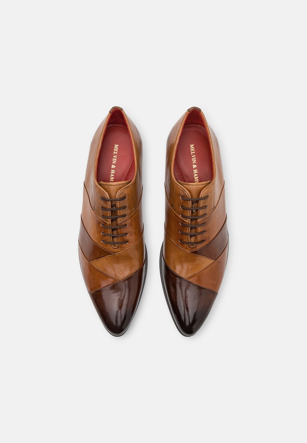Элегантные туфли на шнуровке Toni 51 Melvin & Hamilton, цвет mid brown/tan/sand/wood/tan/red/natural/brown — фото 4