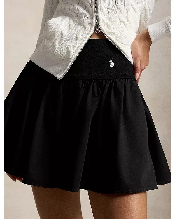 Мини-Юбка с оборками Ralph Lauren, Black — фото 4