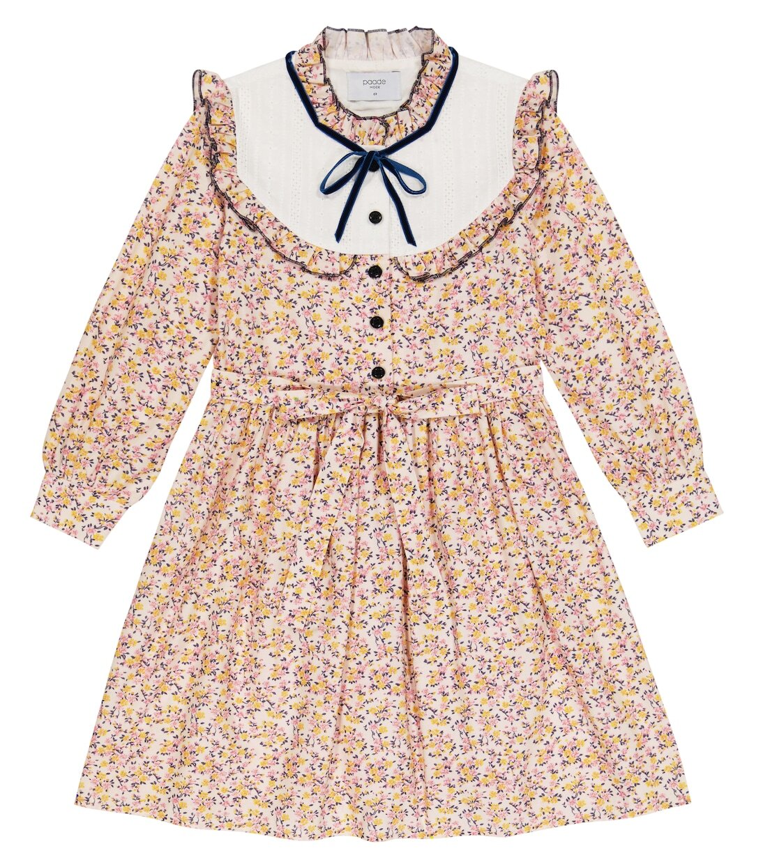 

Платье из хлопка с цветочным принтом Paade Mode, Bingsu Pink