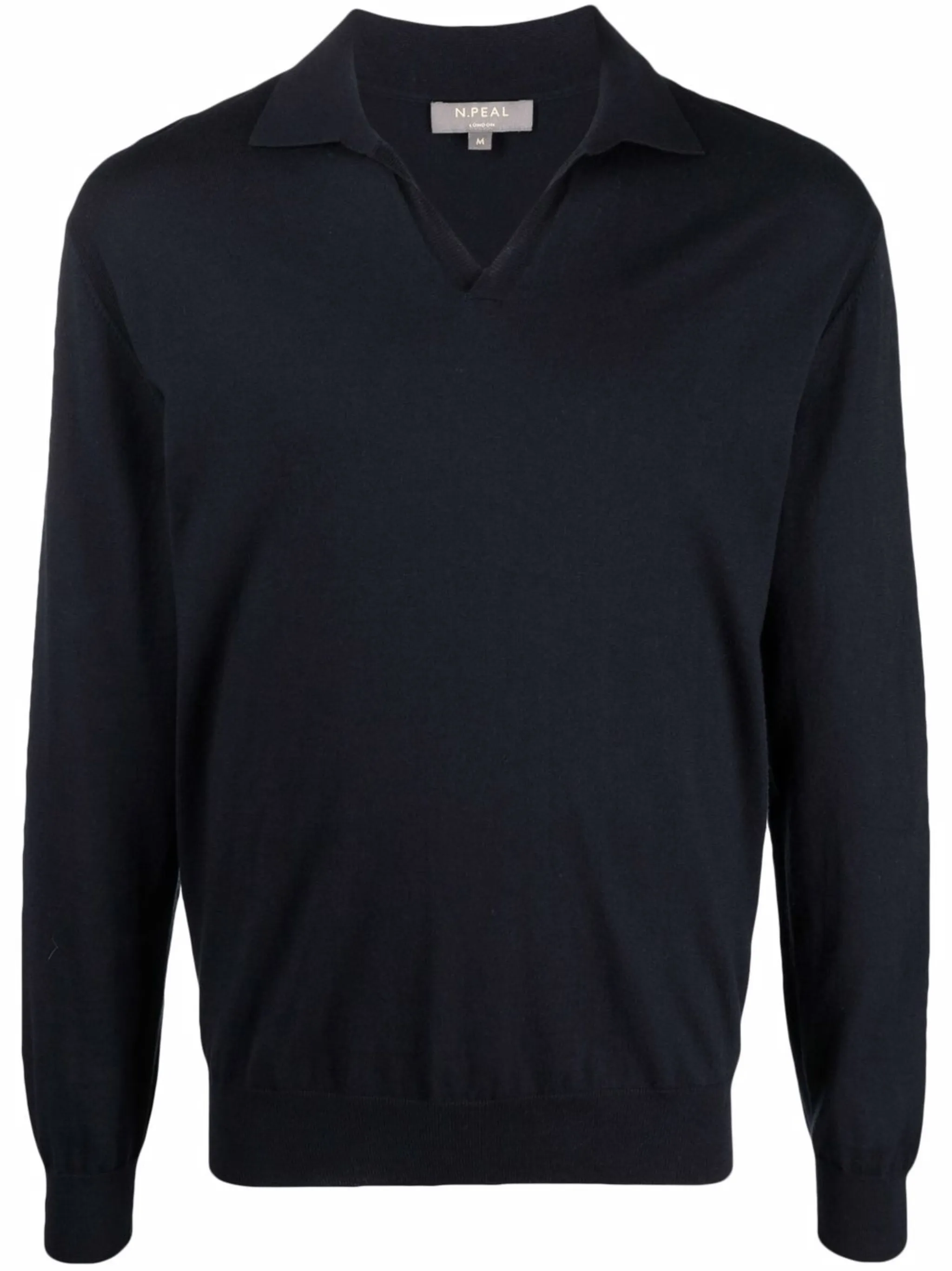 

Джемпер поло N.Peal, синий