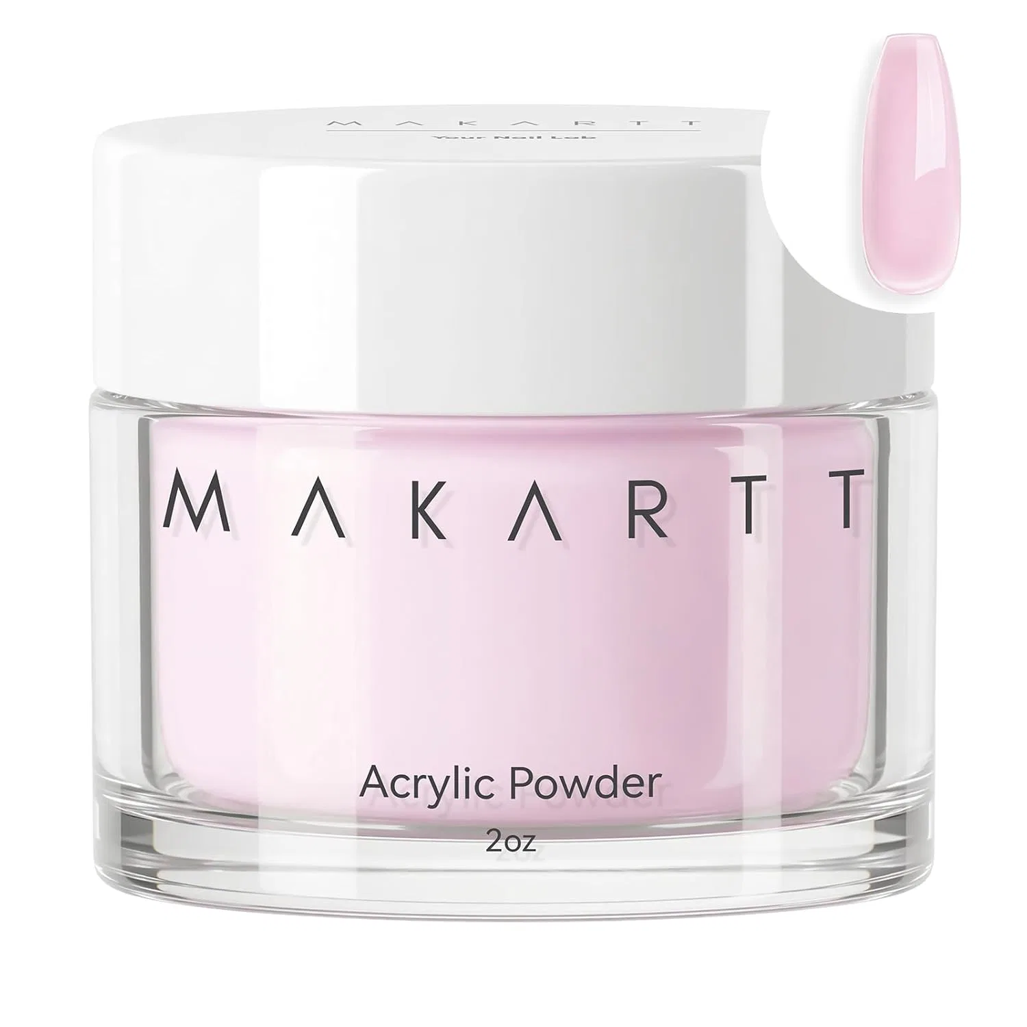 Акриловая пудра Makartt для наращивания ногтей, 56 г Makartt, Lightpink