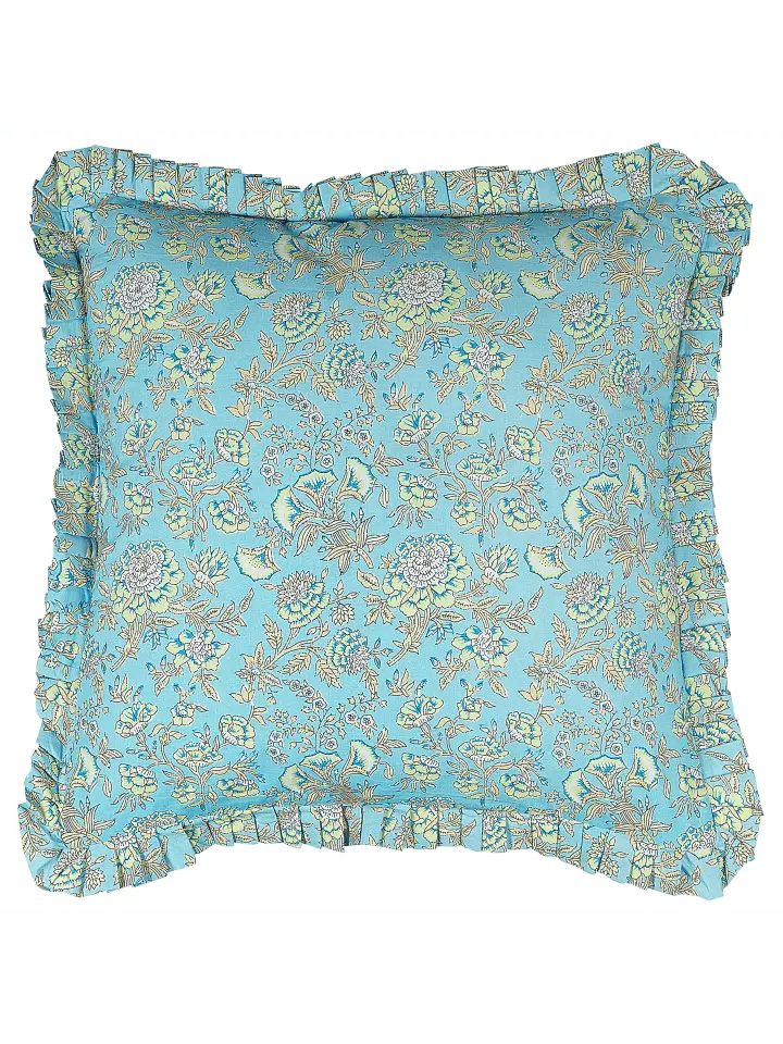 

Декоративная подушка Beliani 1er Set Deko AMOENA, цвет blau/braun/weiß