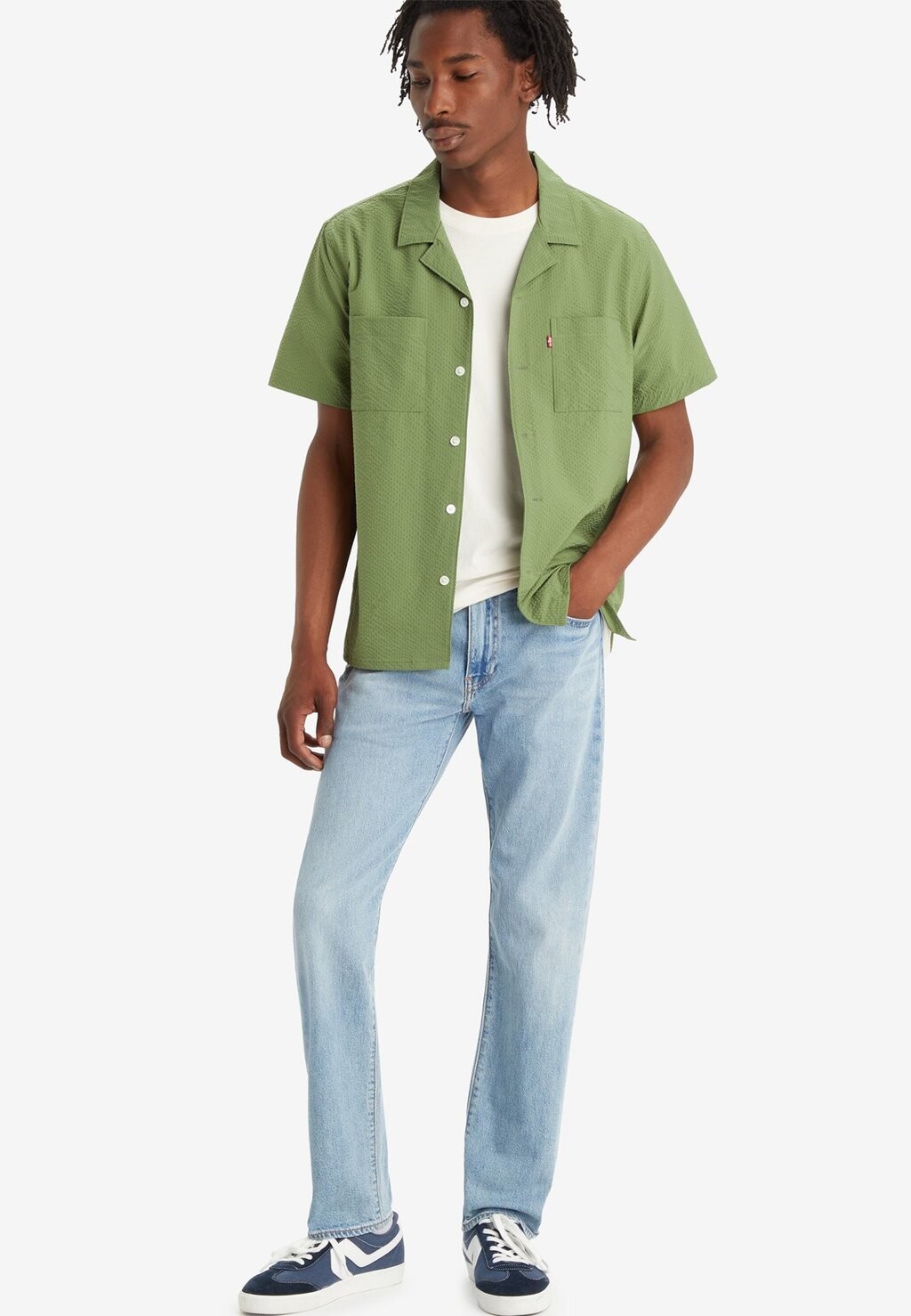 джинсы узкого кроя 502 Taper Levi's, цвет call it off — фото 2
