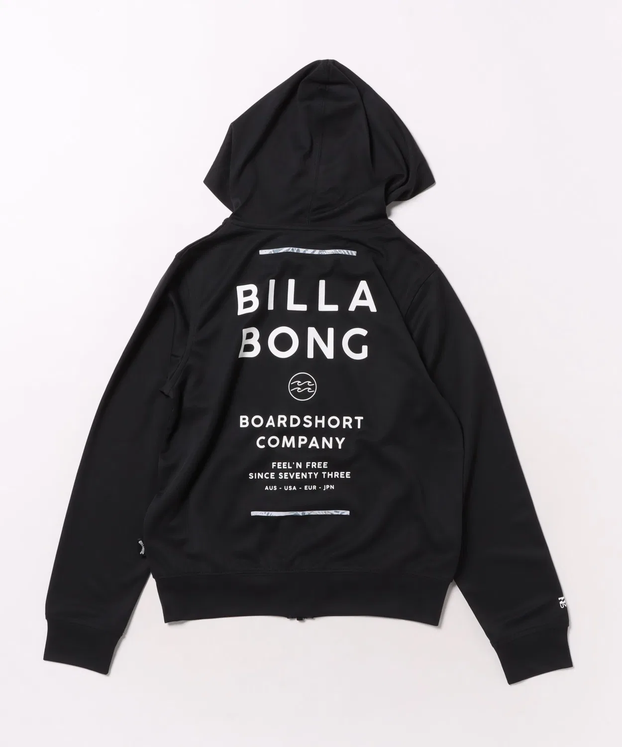 Рашгард с капюшоном и молнией BILLABONG для мальчиков, длинный рукав, белый — фото 2