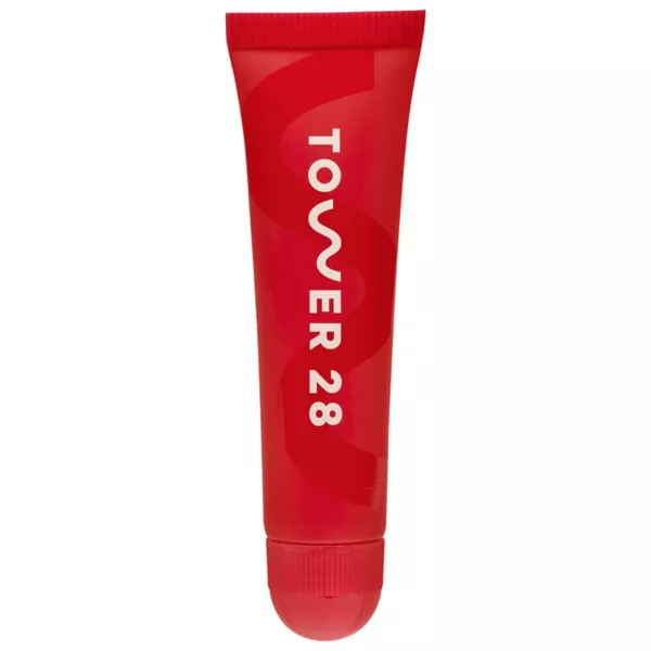 

Lipsoftie увлажняющий тонированный бальзам для губ Tower 28 Beauty, цвет blood orange vanilla