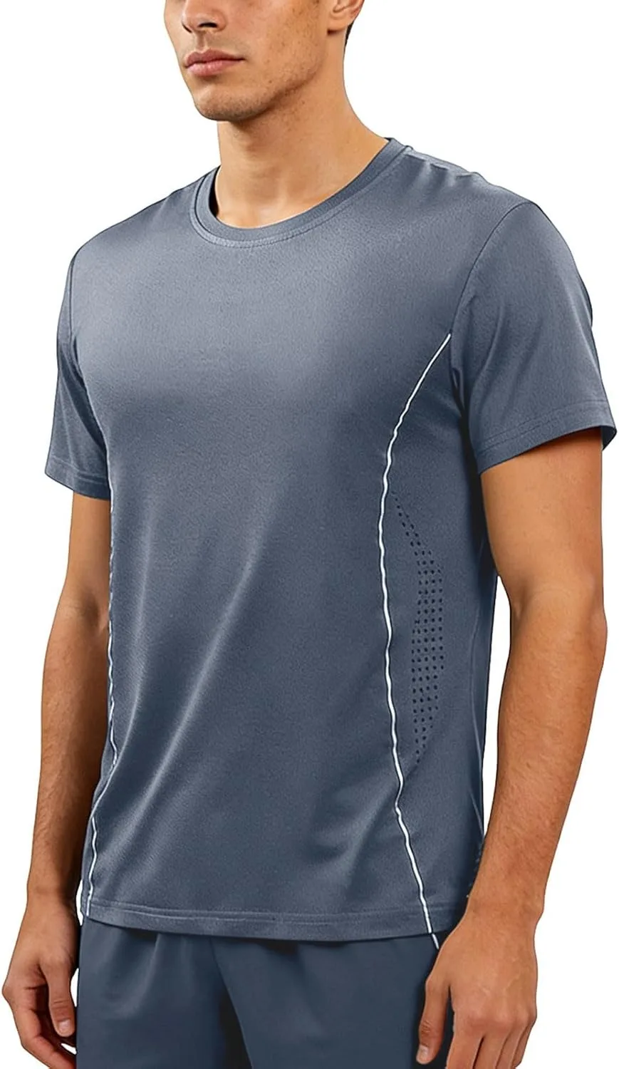 

Мужская футболка с коротким рукавом Quick Dry, Moisture Wicking, Crew Neck vrvtoov