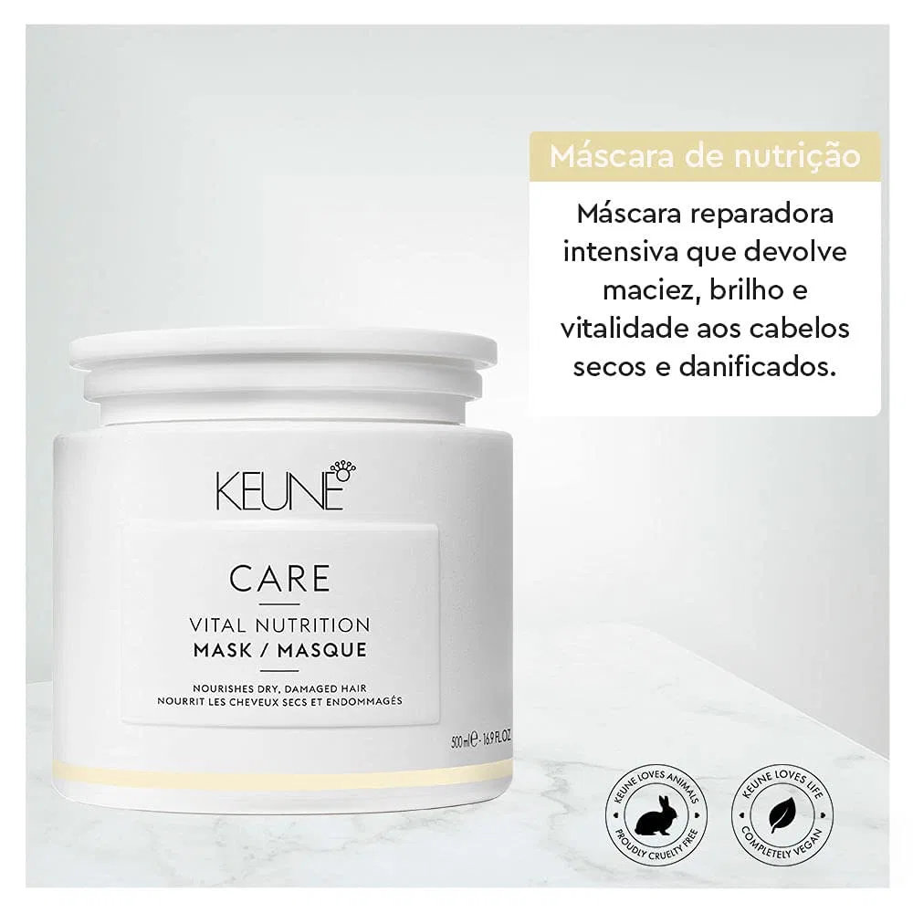 Маска для сухих и поврежденных волос Care Vital Nutrition от Keune, 500 мл Keune — фото 2