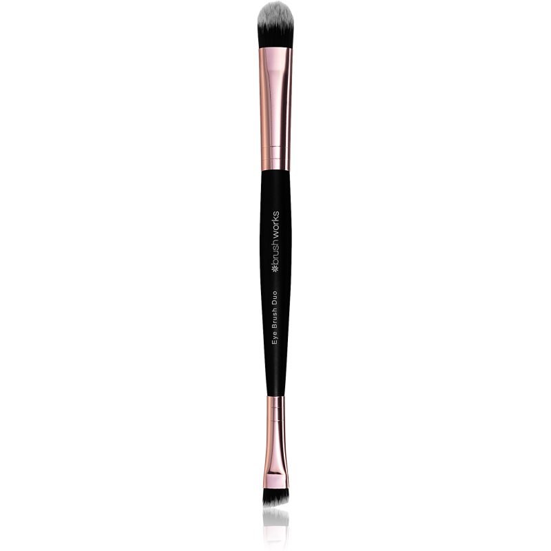 

Brushworks Double Ended Eye Brush двусторонняя кисть для теней 1 шт Inna marka