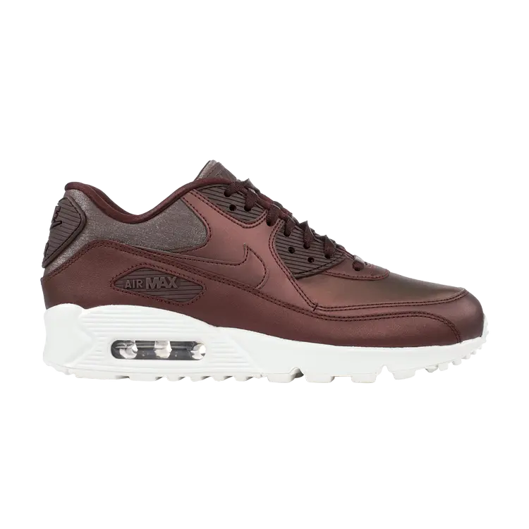 

Кроссовки Nike Wmns Air Max 90 Premium 'Metallic Mahogany', красный