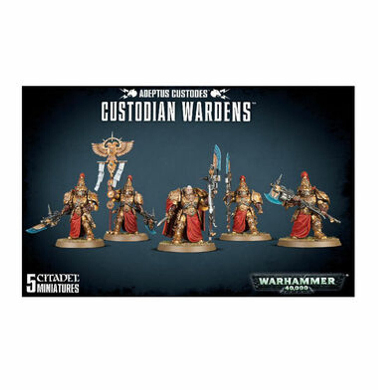 

Миниатюра Warhammer 40K: Adeptus Custodes - Custodian Wardens