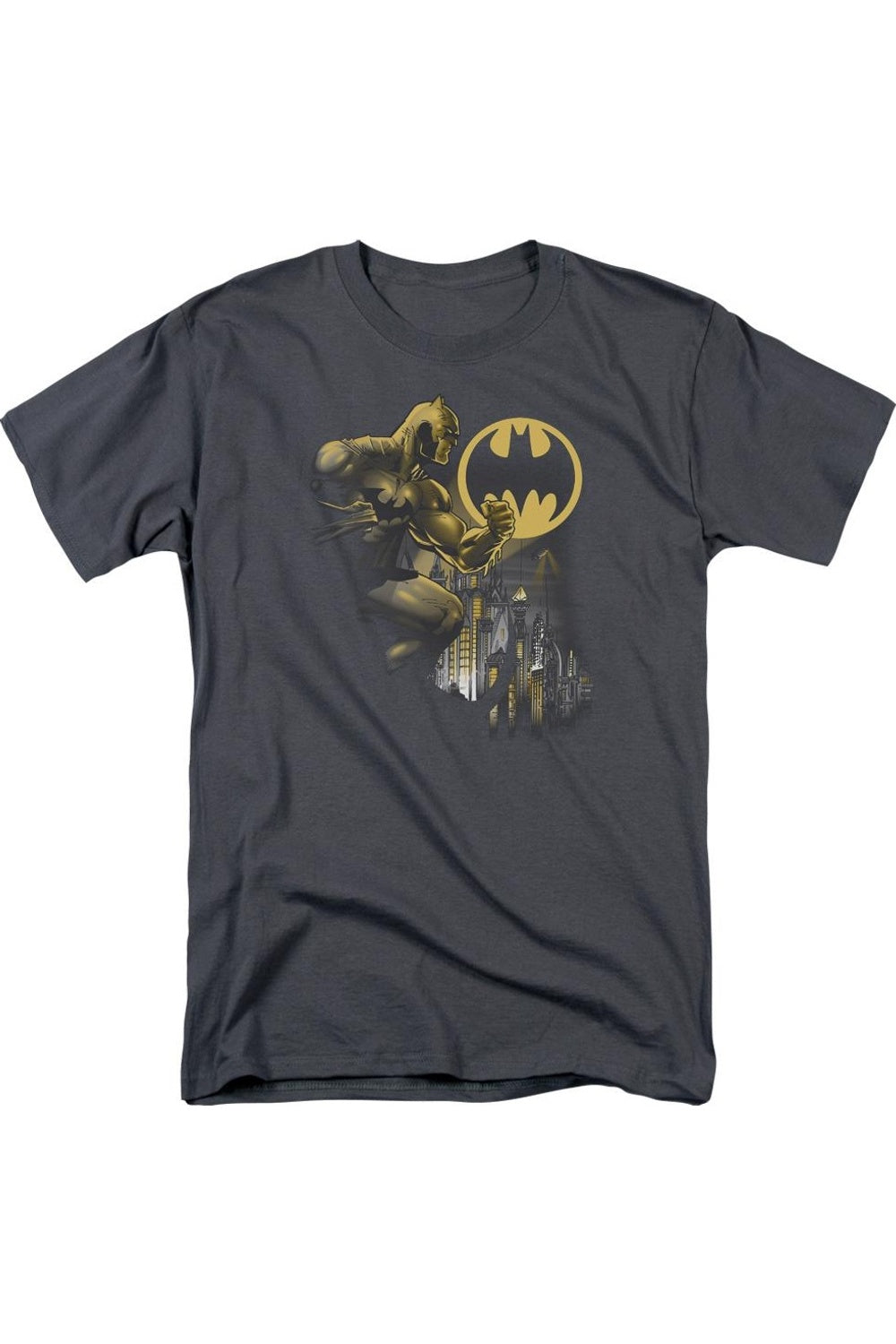 

Футболка с коротким рукавом Batman Bat Signal для взрослых Gildan, цвет charcoal