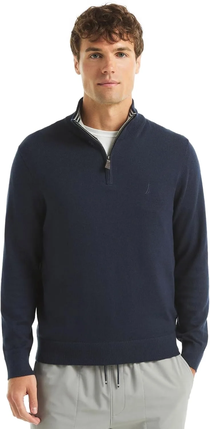 

Nautica мужской свитер Navtech с застежкой на четверть