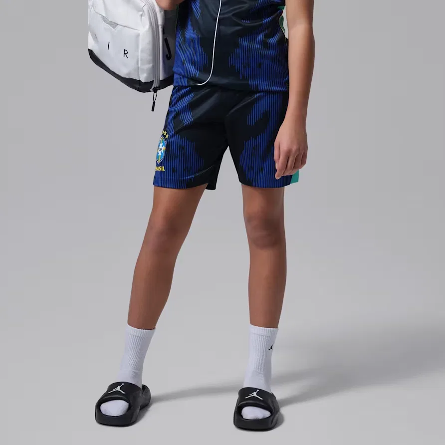 Детские быстросохнущие штаны Jordan Old Royal Blue/Black — фото 3