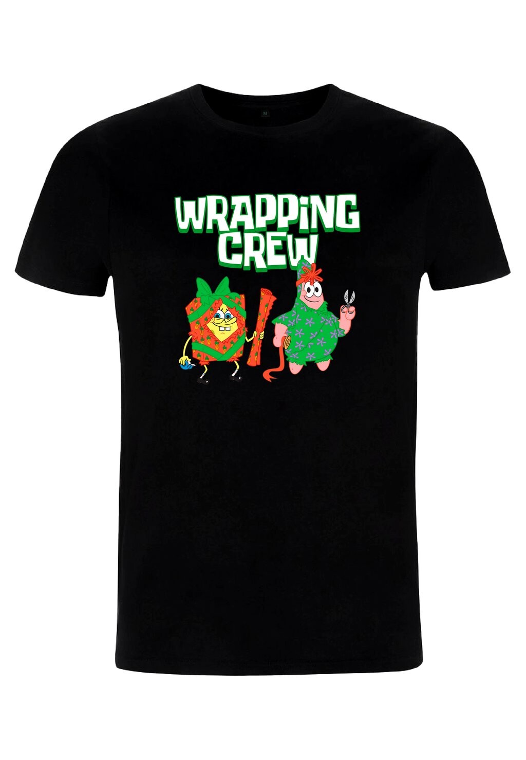

Футболка с принтом SPONGEBOB SQUAREPANTS WRAPPING CREW Henry Tiger, черный