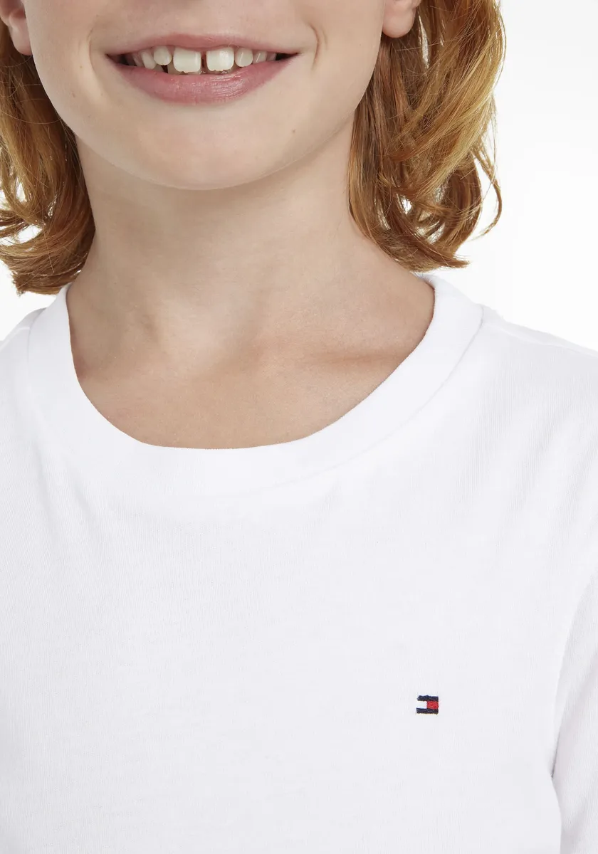 Футболка Tommy Hilfiger "BOYS BASIC CN KNIT", Children Kids Junior MiniMe, белый — фото 3