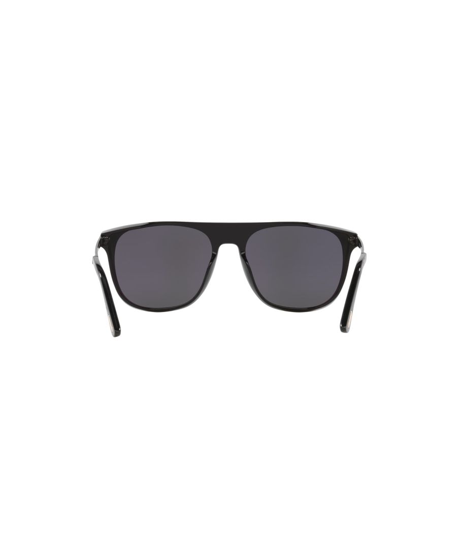 Мужские солнцезащитные очки, Lionel-02 TR001836 Tom Ford, Black Shiny, Gray — фото 2