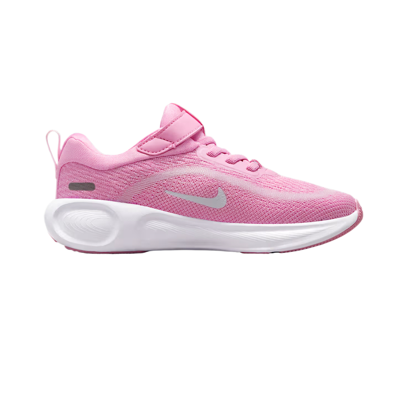 Детские дышащие низкие беговые кроссовки Stellar Ride Nike, розовый rising/розовый foam/pure platinum/белый — фото 3