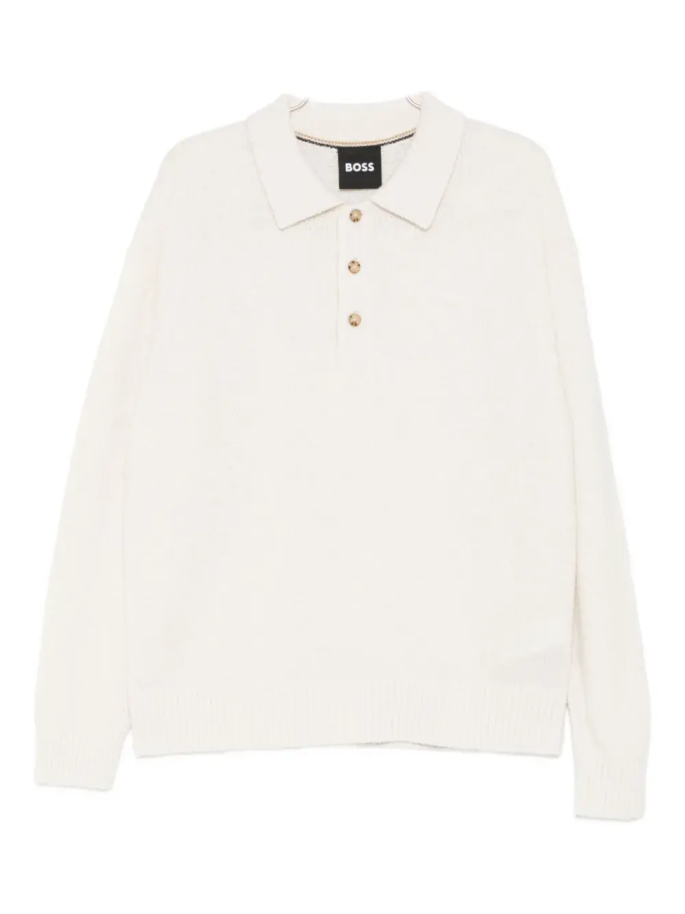 

Поло из шерсти вирджин Boss, белый
