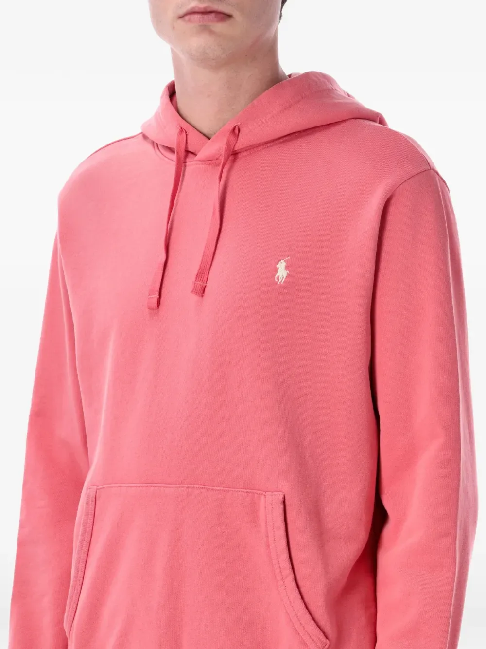 Худи с вышивкой Pony POLO RALPH LAUREN, розовый — фото 3