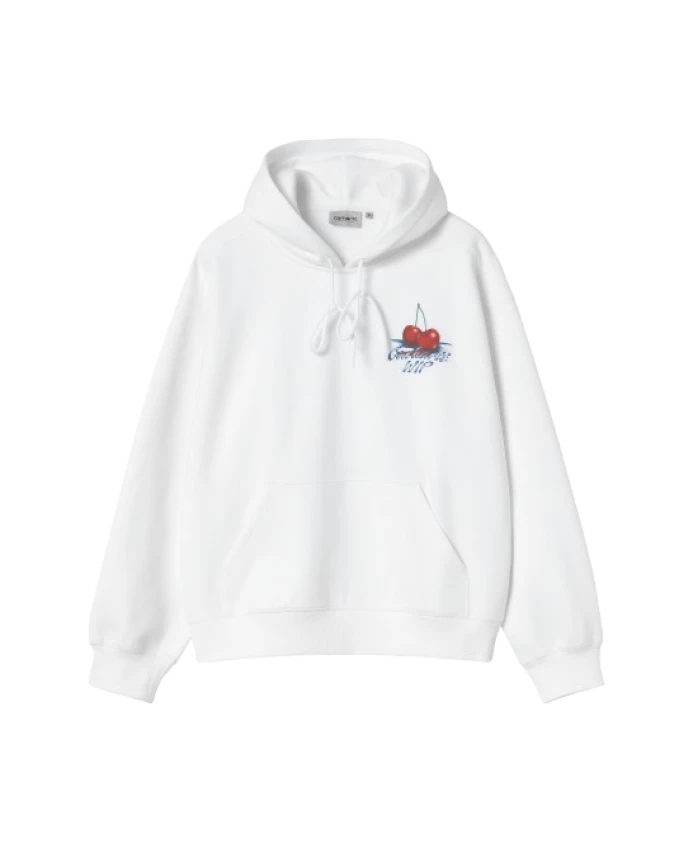 

Белая хлопковая толстовка с логотипом Carhartt Wip, белый