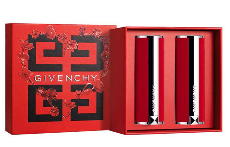 

Givenchy Набор для макияжа Red Velvet тональная основа легко растушевывается стойкая N37+N36